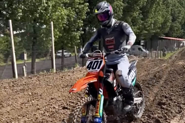 Marcel Stauffer fährt wieder Motocross