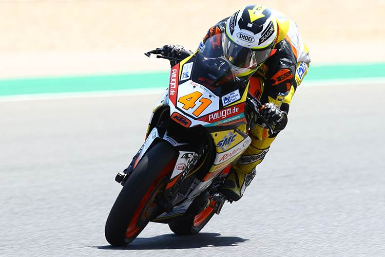 Jan-Ole Jähnig war Schnellster der KTM-Piloten