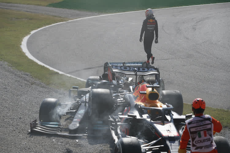 Max Verstappen machte sich in Monza schnell vom Acker – wofür er kritisiert wurde