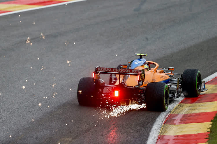 Lando Norris war vor seinem Abflug gut unterwegs