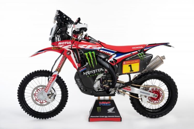 So sieht die Honda CRF450 Rally von Ricky Brabec aus