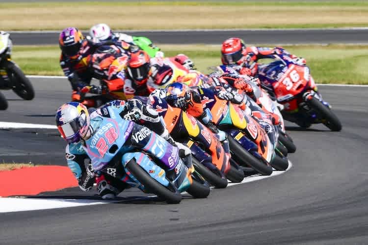 Moto3-Rookie Maximo Quiles drehte in Silverstone einige Führungsrunden