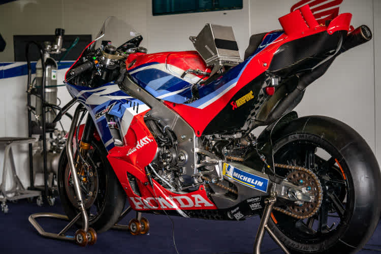 Das Kalex-Chassis in der HRC-Box