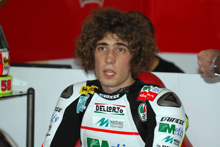Frisch operiert: Marco Simoncelli