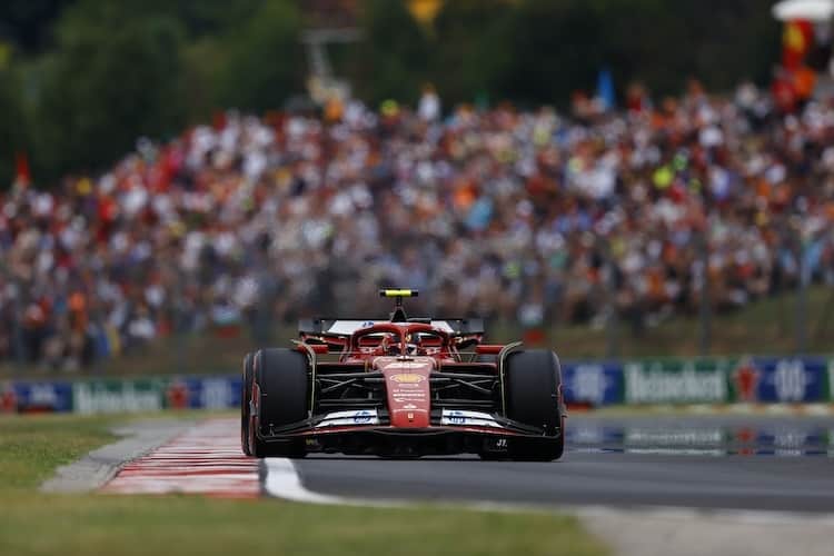 Carlos Sainz war im Qualifying von Ungarn der Viertschnellste