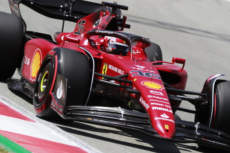 Charles Leclerc startet von der Pole in den Spanien-GP