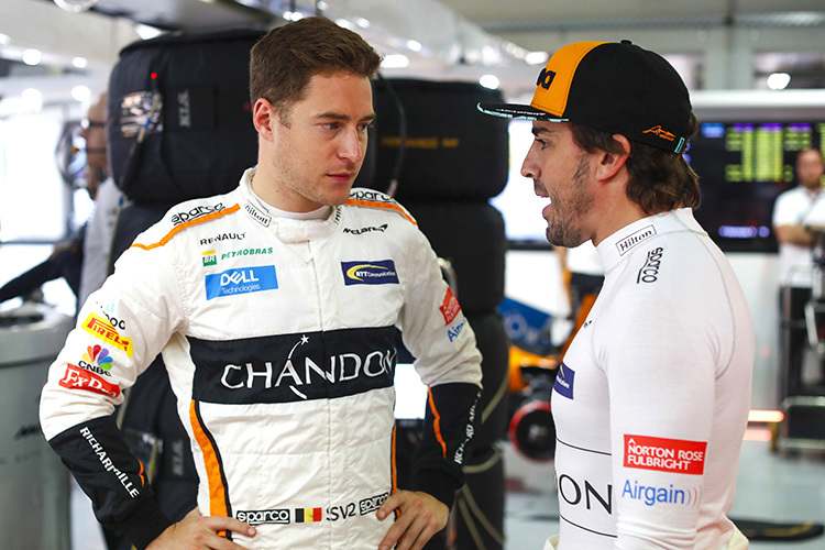 Stoffel Vandoorne und Fernando Alonso