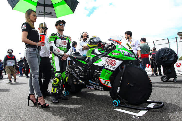 Kawasaki-Pilot Sandro Cortese