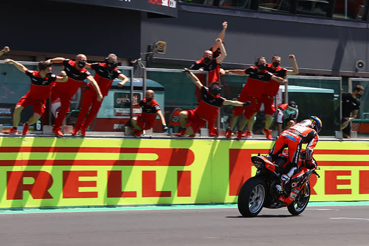 Ducati feiert Michael Ruben Rinaldi