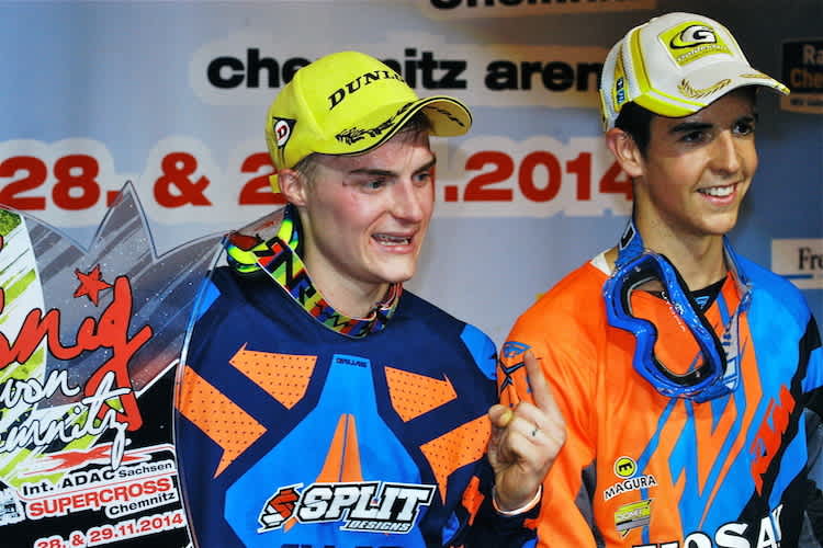 Jack Brunell (links) und Iker Larranaga