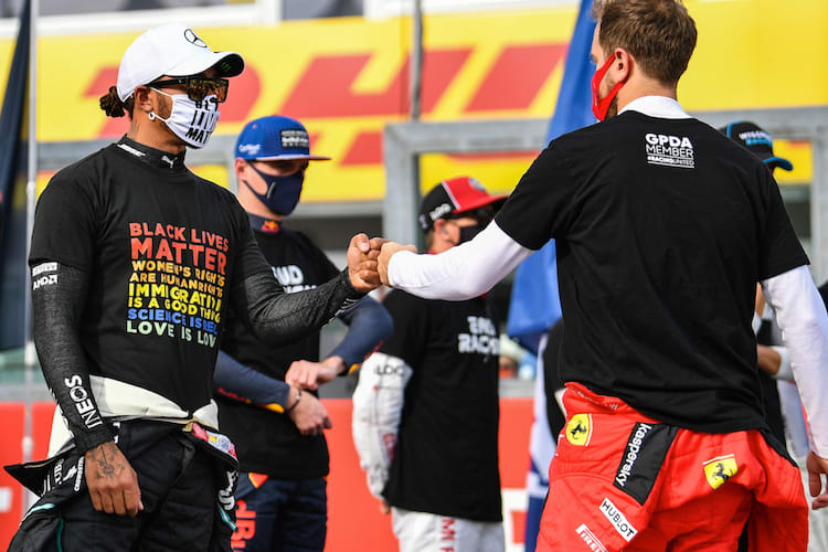 Lewis Hamilton und Sebastian Vettel 2020