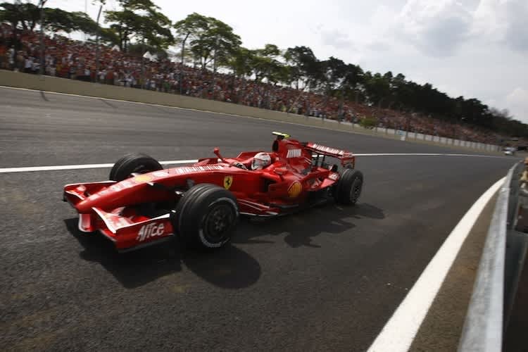 Im Ferrari F2007 holte Kimi Räikkönen den WM-Titel 