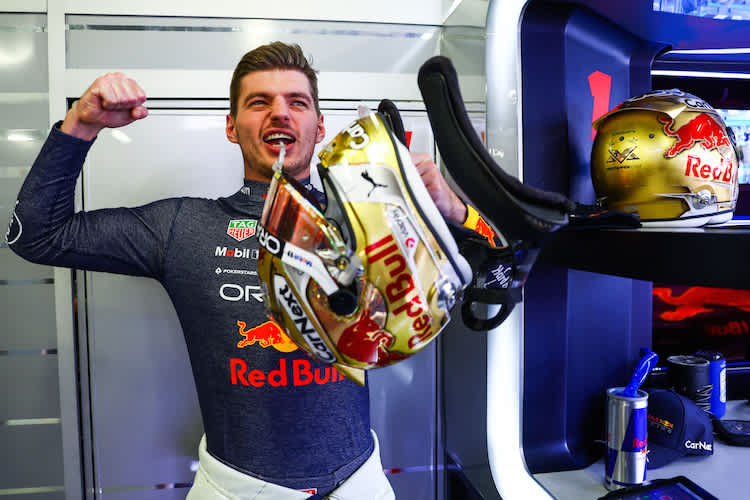 Max Verstappen hat keine Probleme, seine Muskelmasse zu halten