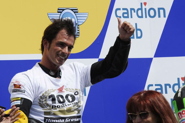 Toni Elias, Brünn-GP: 100. Podestplatz für Gresini