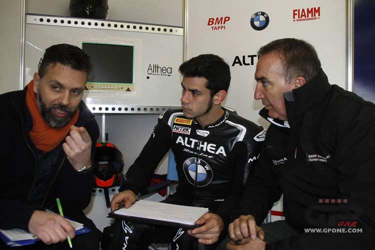 Althea-Boss Genesio Bevilacqua (re.) mit Jordi Torres