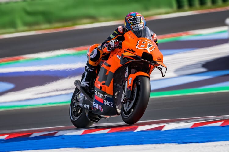 Remy Gardner bei seinem MotoGP-Debüt in Misano