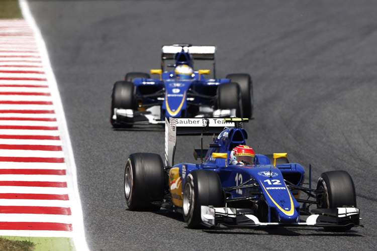 Das Sauber-Duo kam in Barcelona nicht richtig auf Touren