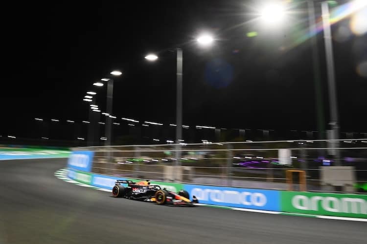 Max Verstappen, auch in Saudi-Arabian eine Klasse für sich