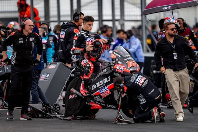 WM-Tabellenführer Manuel Gonzalez auf der Kalex von Intact GP