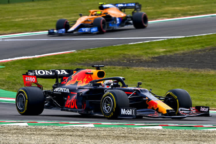 Max Verstappen sicherte sich in Imola den Sieg