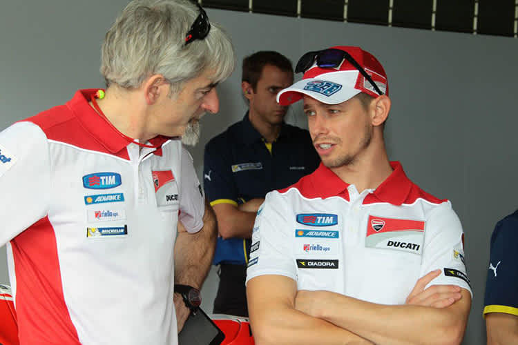 Gigi Dall'Igna mit Casey Stoner