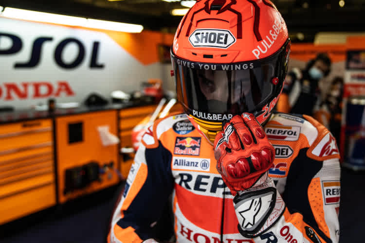 Entschlossener Blick: Marc Márquez 