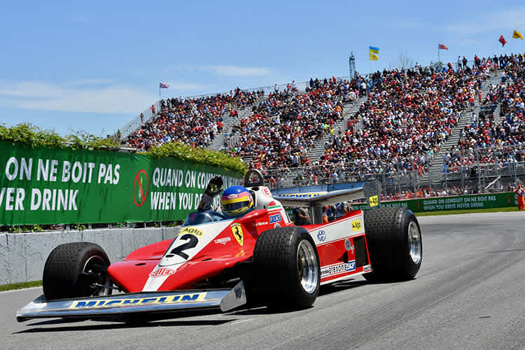 Jacques Villeneuve im Auto seines Vaters