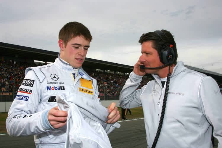 Paul Di Resta mit Renningenieur Axel Randolph 