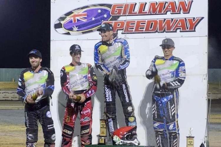 Justin Sedgmen, Max Fricke, Jason Doyle und Jack Holder (v.l.)