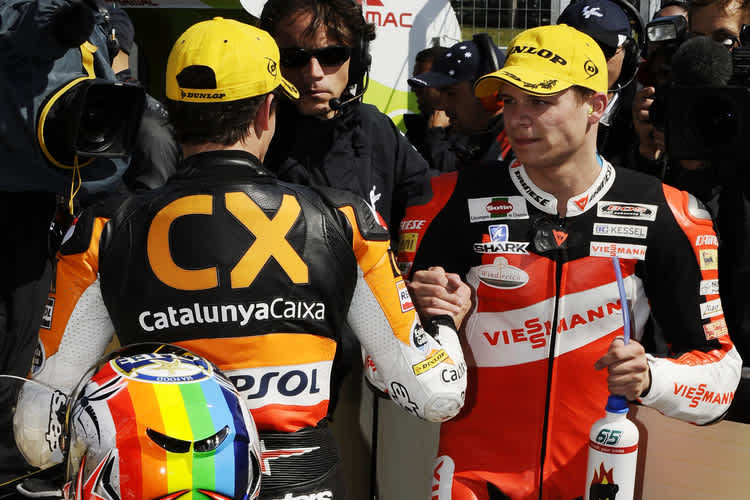 Das grosse Duell: Márquez gegen Bradl (re.)