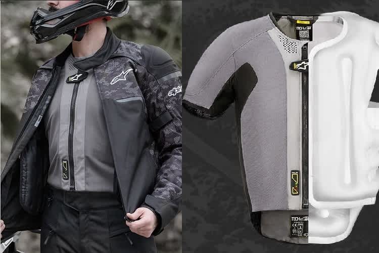 Alpinestars Tech-Air 5: Airbag-Veste so wirksam wie 18 übereinander getragene konventionelle Rückenprotektoren