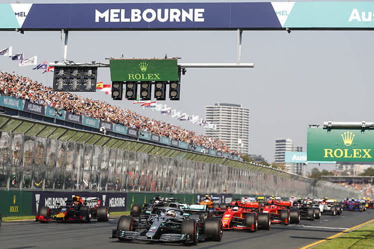 Start zum Grossen Preis von Australien