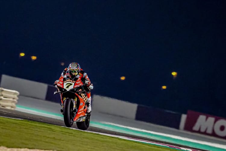 Chaz Davies fuhr am Donnerstag Bestzeit