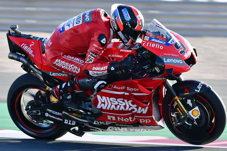 Danilo Petrucci fuhr mit dem Flügel auf Platz 6