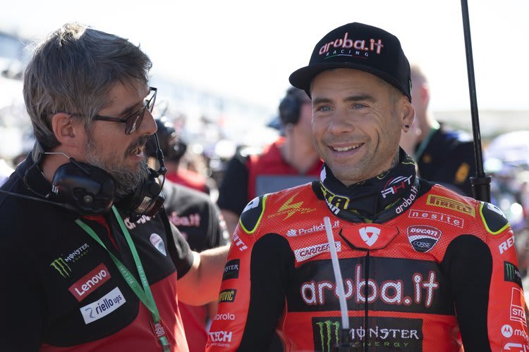 Giulio Nava und Alvaro Bautista