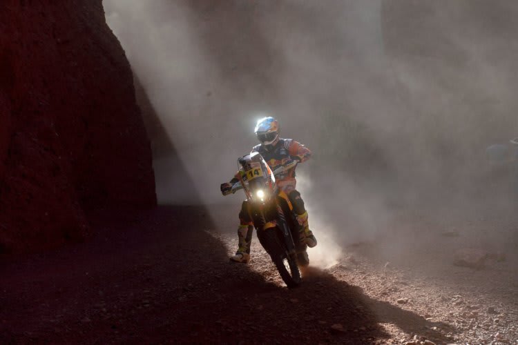 Sam Sunderland hatte auf der fünften Etappe den Durchblick