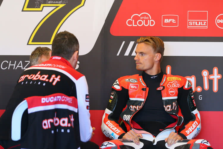 Chaz Davies war mit Rang 3 nicht zufrieden