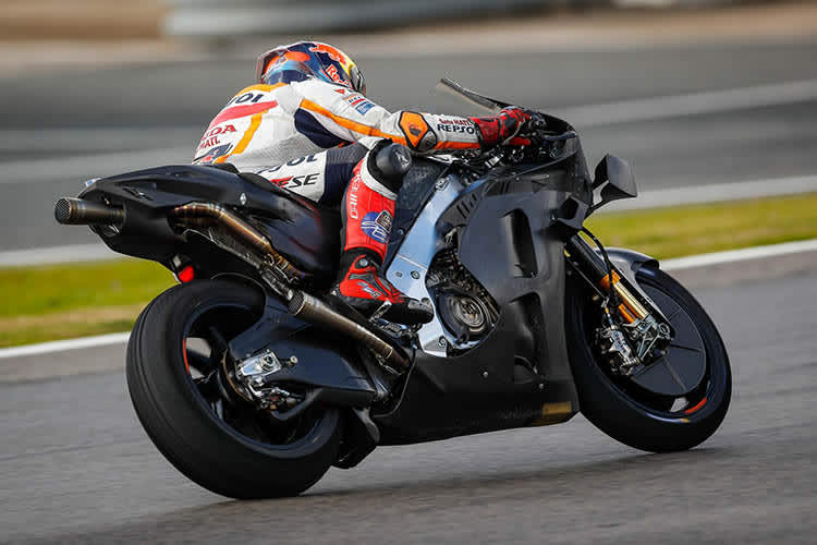Stefan Bradl auf der Honda RC213V in Jerez