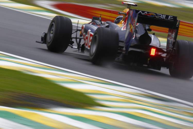 Sebastian Vettel in Interlagos