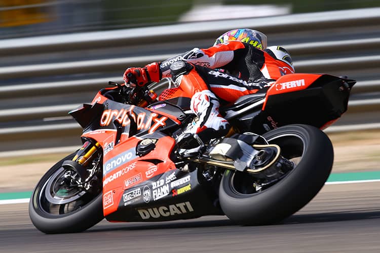 Chaz Davies war am Freitag Schnellster