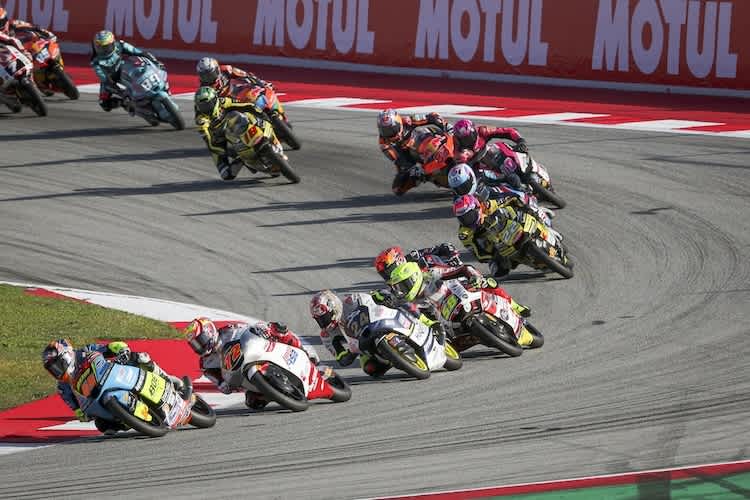 Die Startaufstellung der Moto3-WM 2025