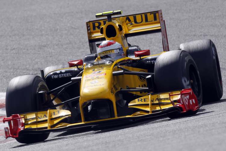 Ein Renault-Bolide dient in Korea als Vorhut