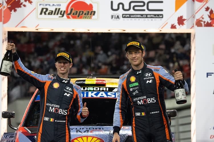   Martijn Wydaeghe und Thierry Neuville