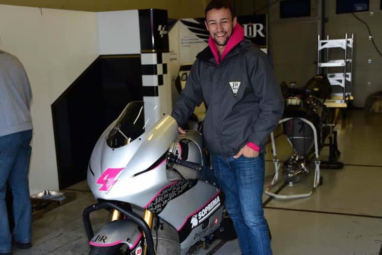 Randy Krummenacher beim Test mit JiR in Jerez