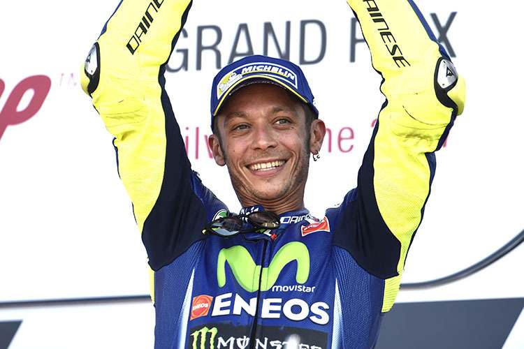 Beißt die Zähne zusammen: Valentino Rossi