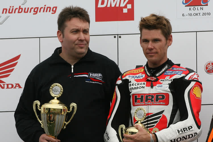 Erfolgsduo: Karl Muggeridge und sein Teamchef Jens Holzhauer