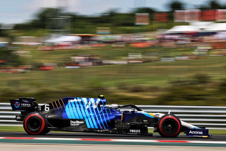 Nicholas Latifi auf dem Hungaroring