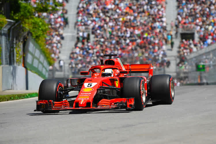 Sebastian Vettel 2018 in Kanada