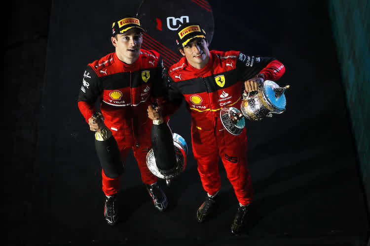 Charles Leclerc und Carlos Sainz
