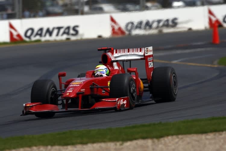 Ferrari-Ass Felipe Massa im Albert Park